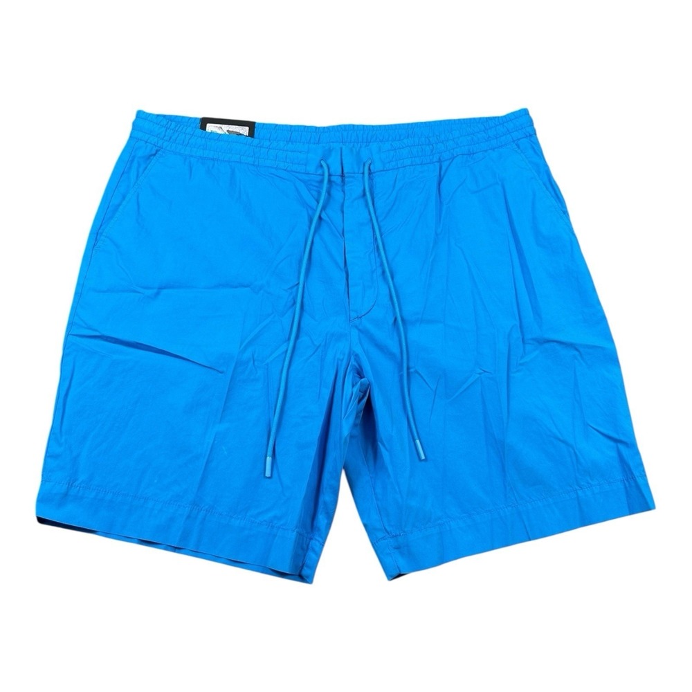 Hugo Boss Banks Slim Bright Blue Cotton Stretch Waist Shorts Mens 42 50466846